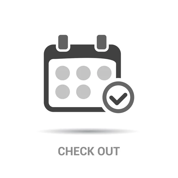 Calendario icono web — Vector de stock