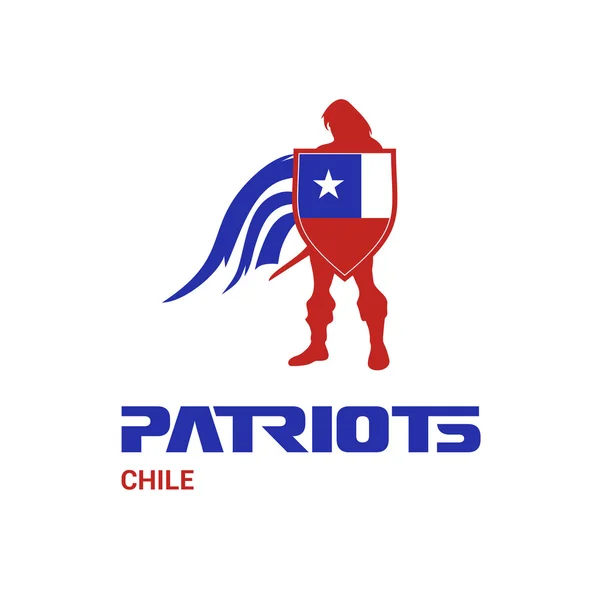 Chili patriotes concept — Image vectorielle