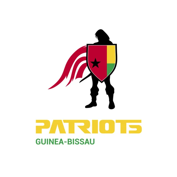 Guinée-Bissau patriotes concept — Image vectorielle