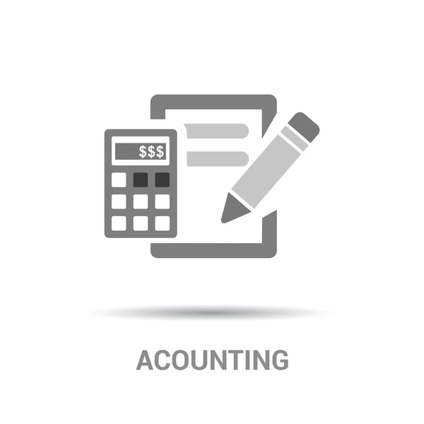 Company accounting icon — Stock Vector