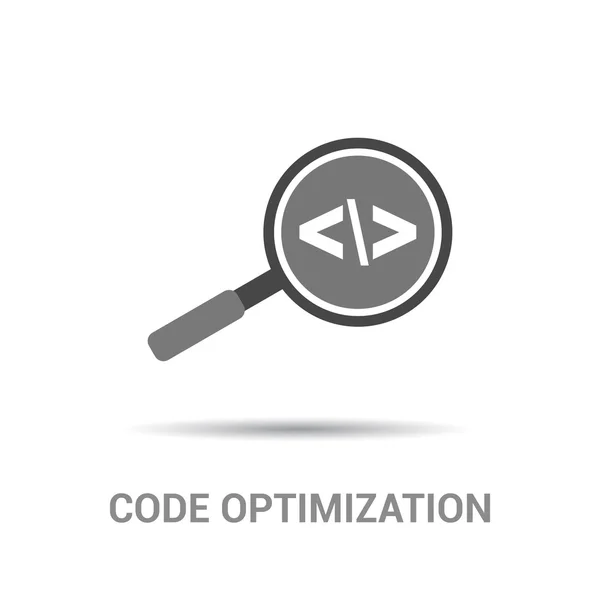 Suche Programmiercode-Symbol — Stockvektor