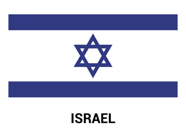 Bandera de Israel — Vector de stock