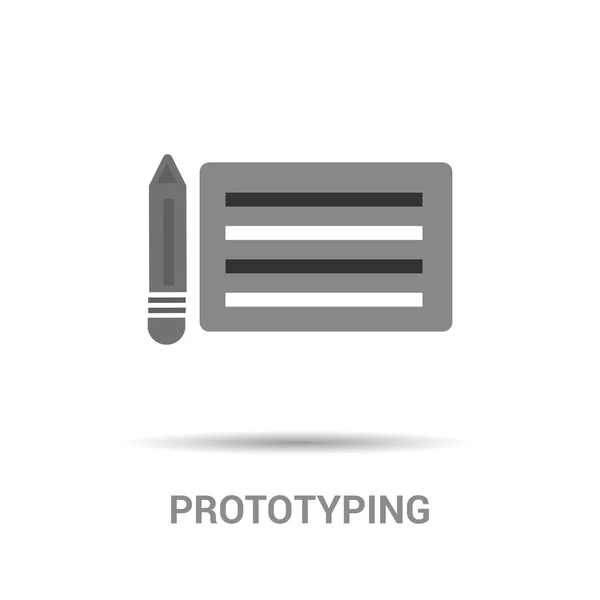 Penna och papper-ikonen — Stock vektor