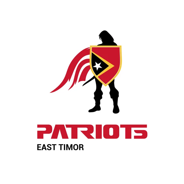 East Timor patriots concept — стоковий вектор