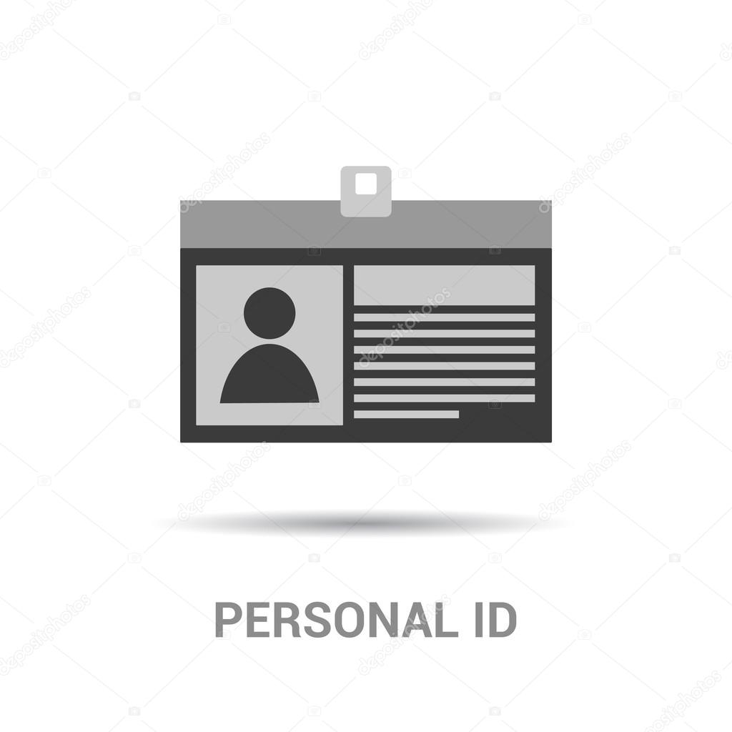 personal id card icon