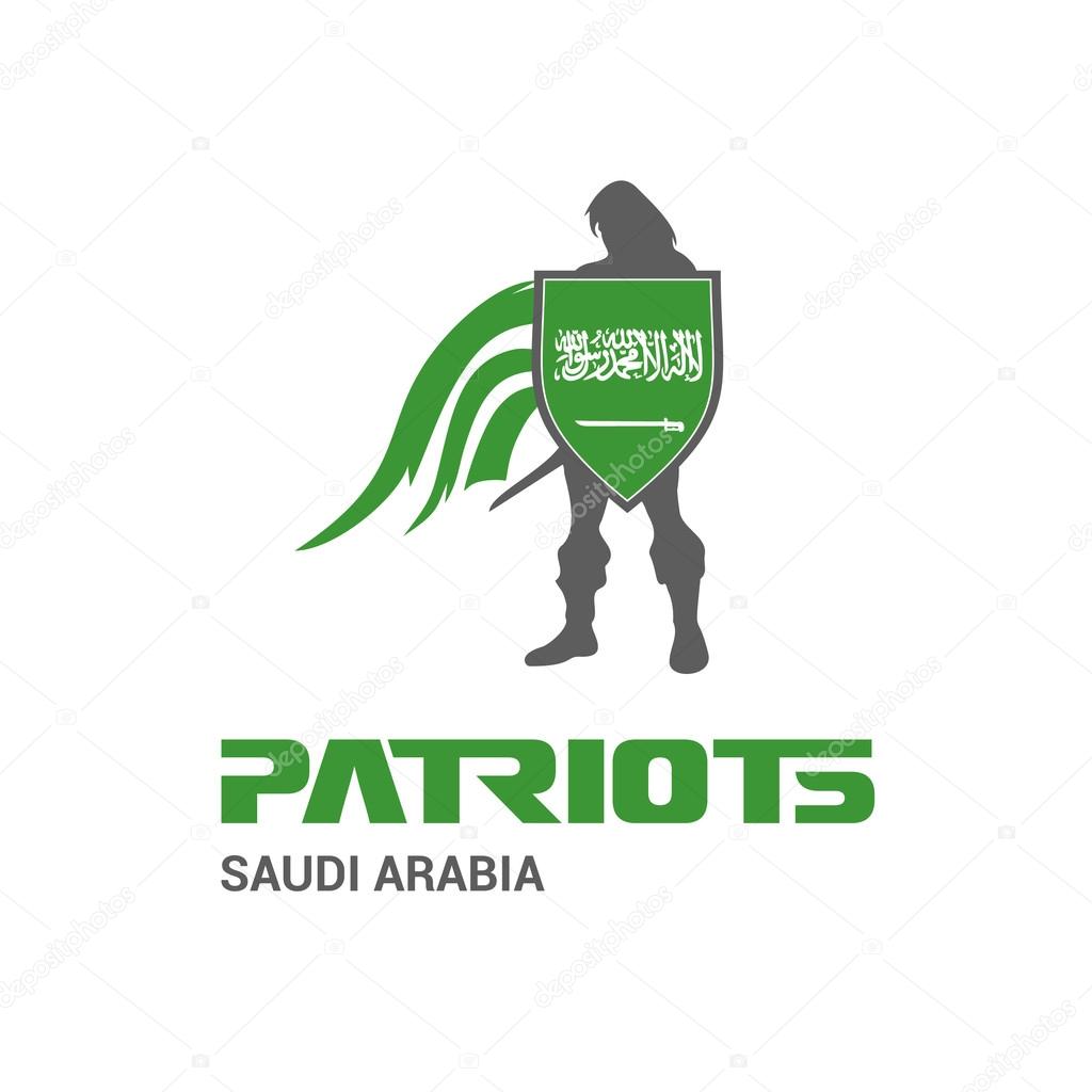 Saudi Arabia patriots concept