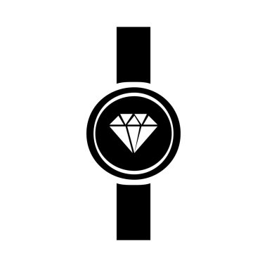 Yuvarlak akıllı izle simgesi