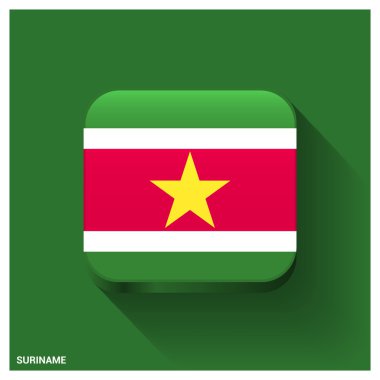 Surinam bayrak düğmesini