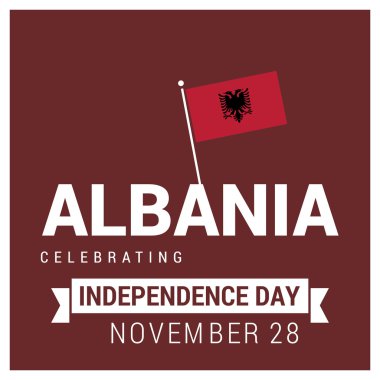 Arnavut Bağımsızlık günü kartı