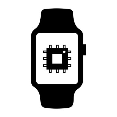 Akıllı Saat simgesine CPU.