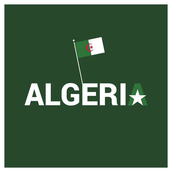 Tag der algerischen Unabhängigkeit — Stockvektor