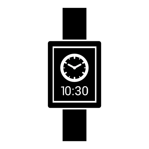 스마트 시계에 시간 아이콘 시계. — 스톡 벡터