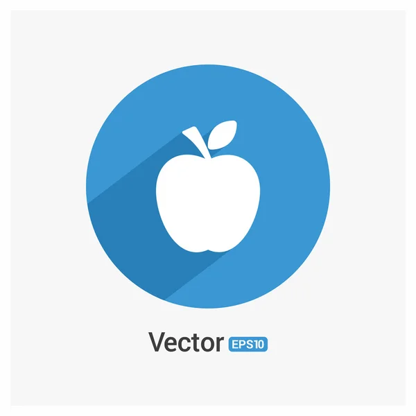 Pictogram appelfruit — Stockvector