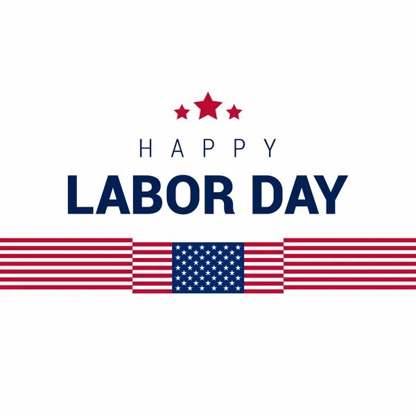 Happy Labor Day, USA — Stock Vector