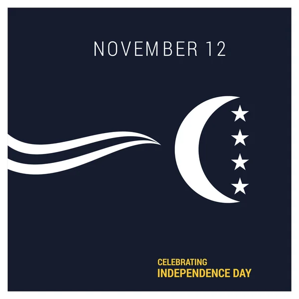 Jour de l'indépendance comorienne — Image vectorielle