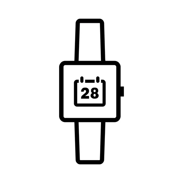 Icono reloj inteligente — Vector de stock