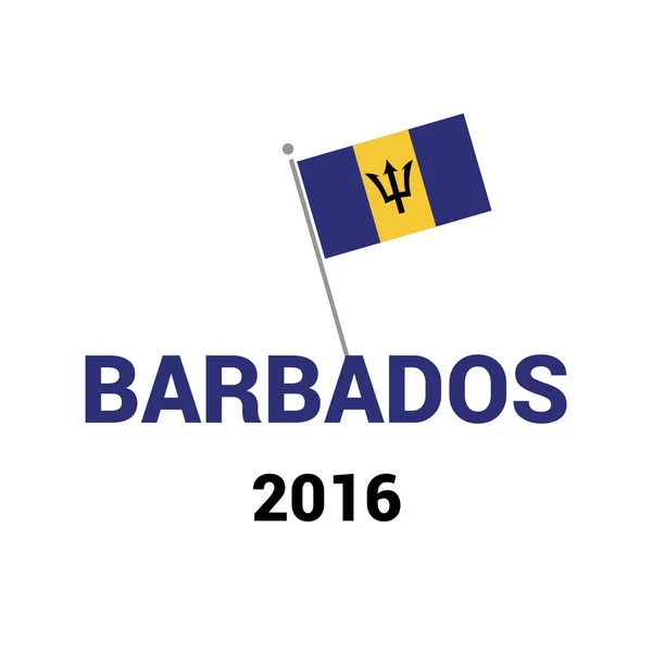 バルバドスの独立記念日 — ストックベクタ