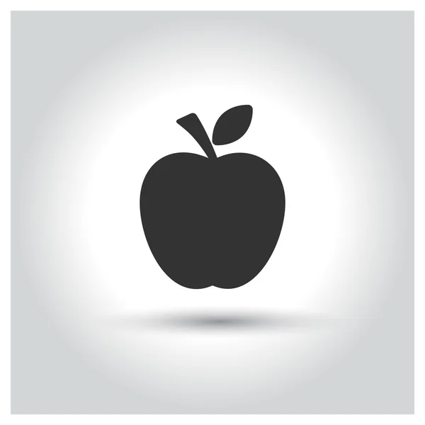 Alma gyümölcs ikon — Stock Vector