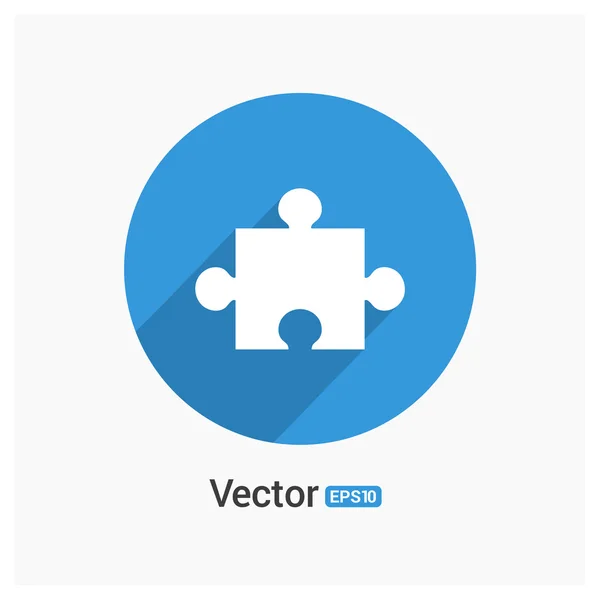 Puzzle darab ikon — Stock Vector