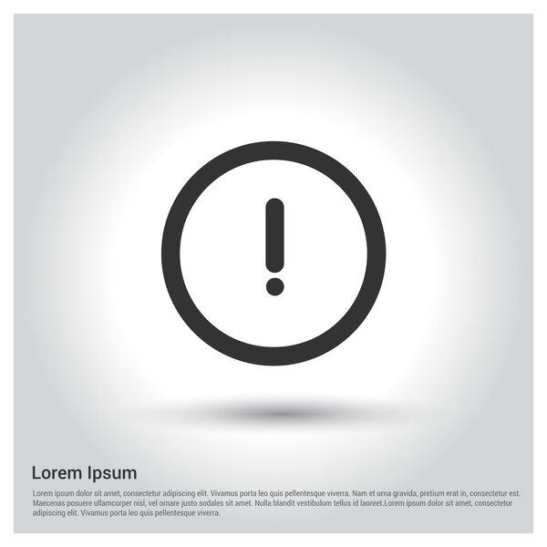 exclamation mark icon