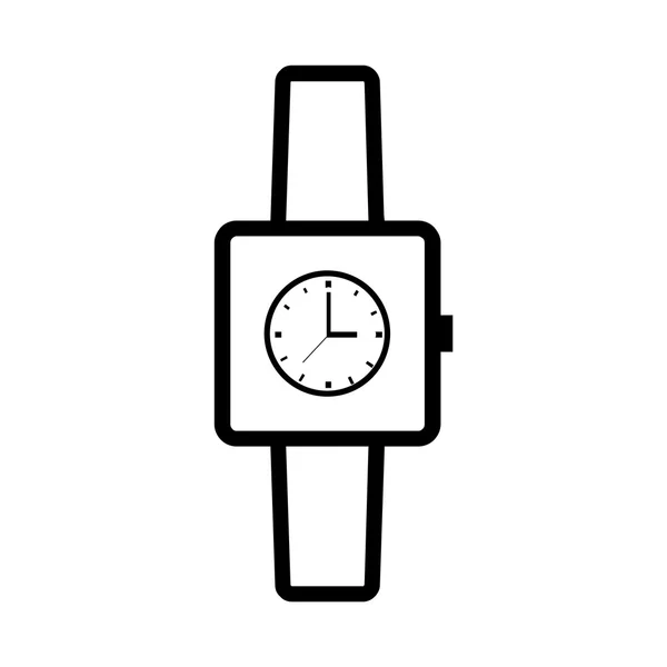 Έξυπνη ρολόι εικονίδιο — Διανυσματικό Αρχείο