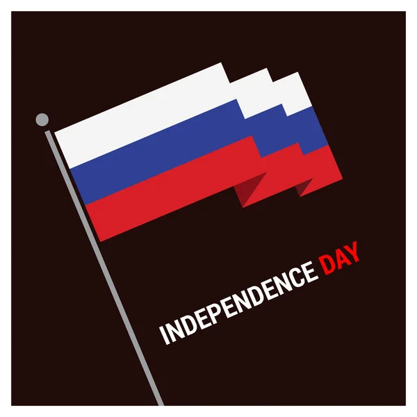 Tag der russischen Unabhängigkeit — Stockvektor