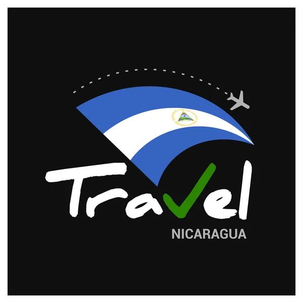 Travel Nicaragua Symbol — Stock Vector