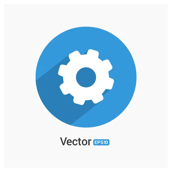 Tandwielpictogram — Stockvector