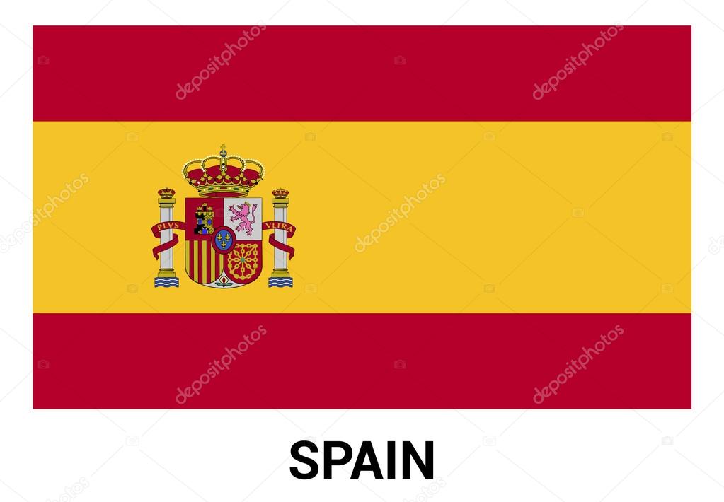 Spain flag in official colors