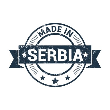 Sırbistan - yuvarlak lastik damga tasarım yapılan