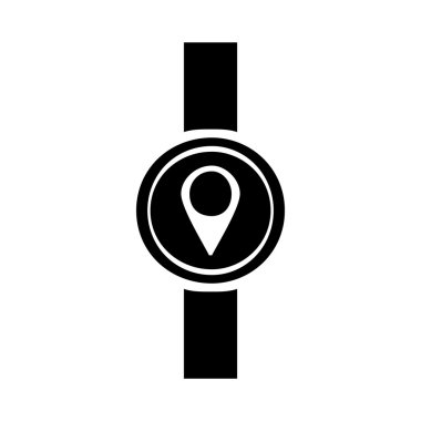 Yuvarlak akıllı izle simgesi