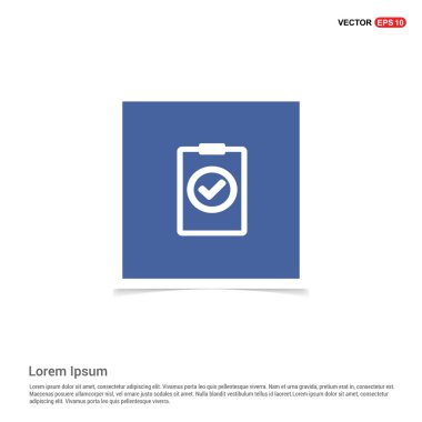 Tamam denetim listesi simgesini kene