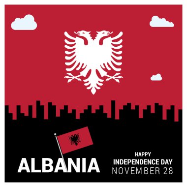 Arnavut Bağımsızlık günü kartı