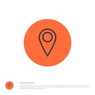 Harita iğne simgesi