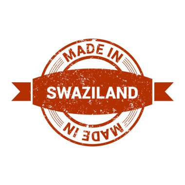 Svaziland - yuvarlak lastik damga tasarım yapılan