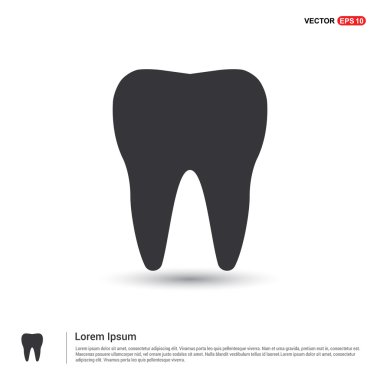 Tooth Icon - abstract logo type icon clipart