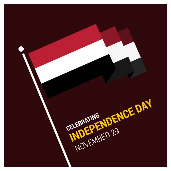 День незалежності Ємен — стоковий вектор