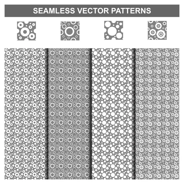 Belo conjunto de padrões geométricos sem costura — Vetor de Stock