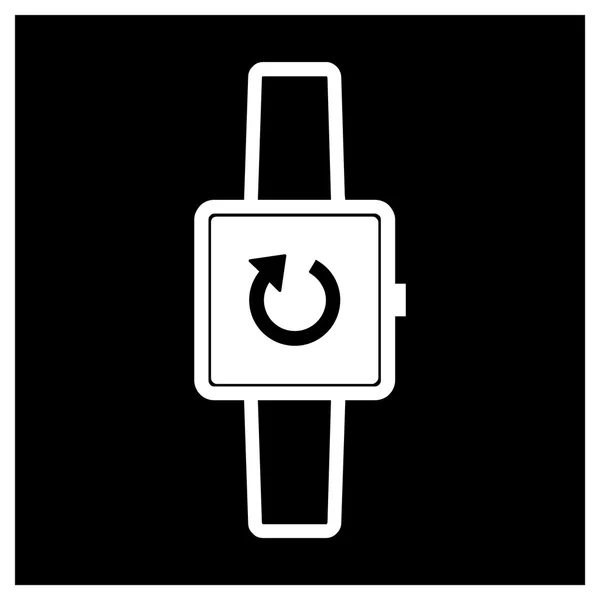 Έξυπνη ρολόι εικονίδιο — Διανυσματικό Αρχείο