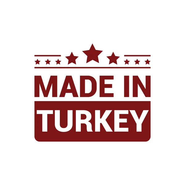 Vyrobené v Turecku razítko designu — Stockový vektor