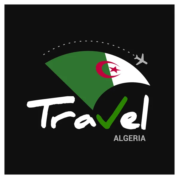 Algeria travel company logo — Διανυσματικό Αρχείο