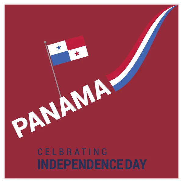 Panamanian Independence Day — Stock Vector