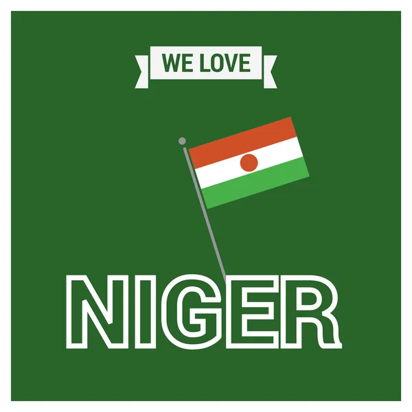 Giorno dell'indipendenza del Niger — Vettoriale Stock