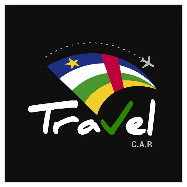 C.A.R travel company logo — Stockový vektor