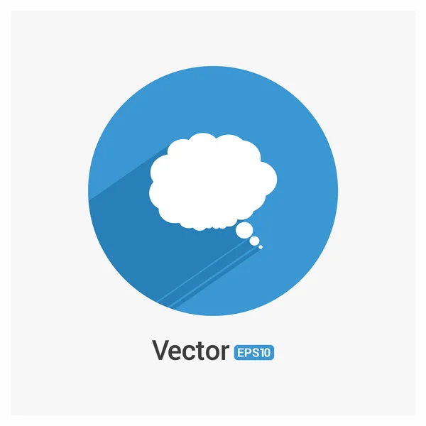 Tal moln ikonen — Stock vektor