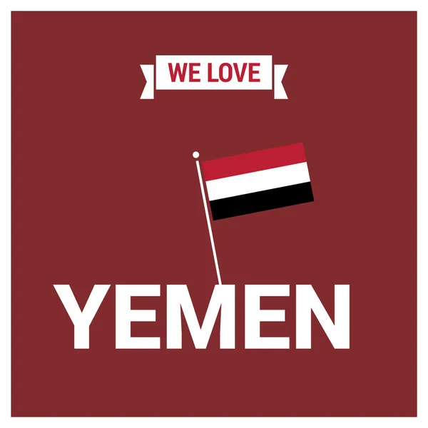 Jemen självständighetsdagen — Stock vektor