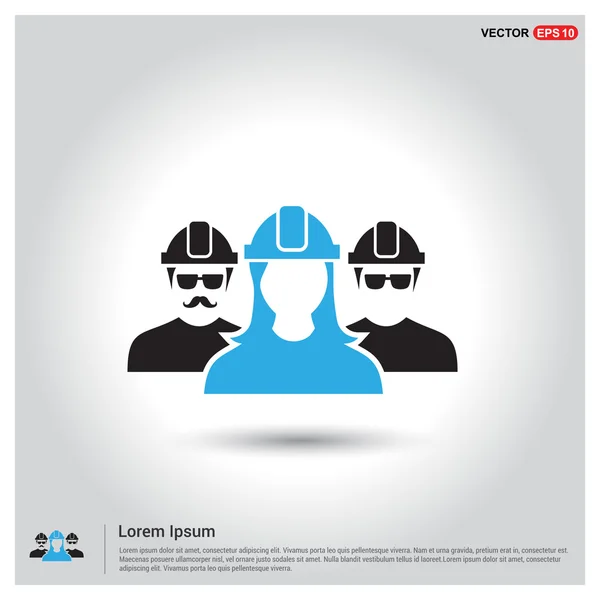 Engineer users. industrial user group icon Stock Vector Image by