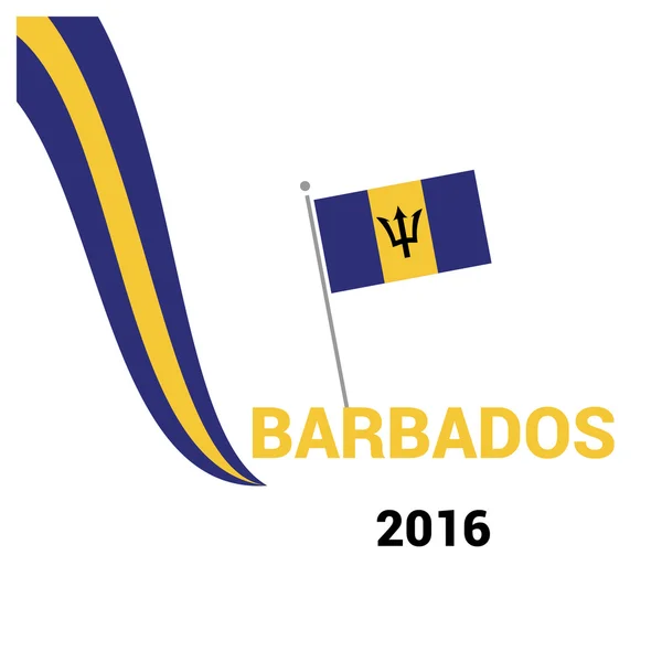 バルバドスの独立記念日 — ストックベクタ