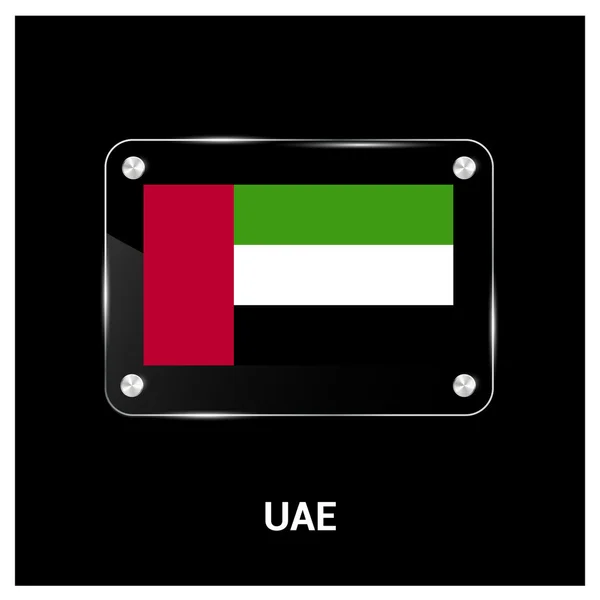 Spojené arabské emiráty SAE vlajka — Stockový vektor