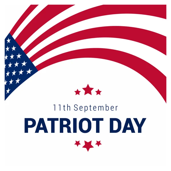 Patriot Day, Bandeira dos EUA —  Vetores de Stock
